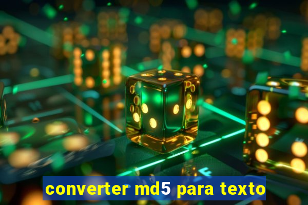 converter md5 para texto